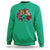 Black History Themed Sweatshirt For Women Afro Flower Hair Juneteenth - Wonder Print Shop
