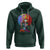 Womens Black Queen Afro Melanin Dripping Juneteenth Hoodie - Wonder Print Shop