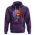 Womens Black Queen Afro Melanin Dripping Juneteenth Hoodie - Wonder Print Shop