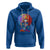 Womens Black Queen Afro Melanin Dripping Juneteenth Hoodie - Wonder Print Shop