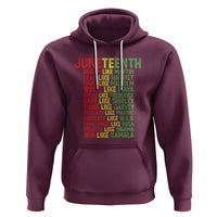 Happy Juneteenth Hoodie Dream Like Leaders - Wonder Print Shop