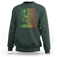 Juneteenth Sweatshirt Dream Like Leaders - Wonder Print Shop