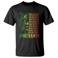 Juneteenth T Shirt Dream Like Leaders - Wonder Print Shop