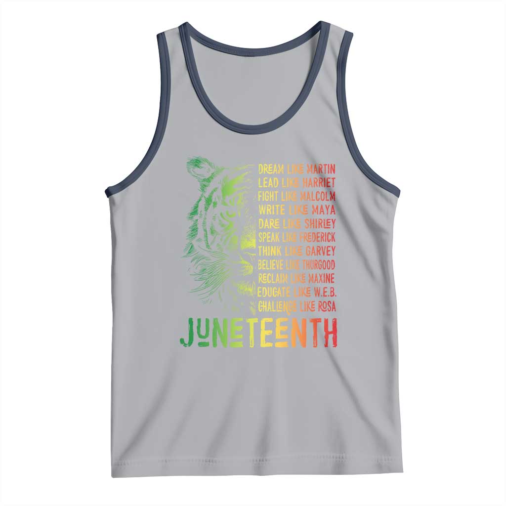 Juneteenth Tank Top Dream Like Leaders