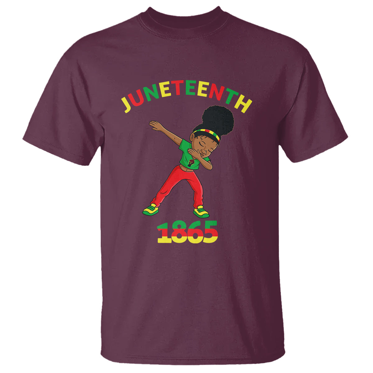 Funny Black History T Shirt Dabbing Black Princess Juneteenth 1865 - Wonder Print Shop