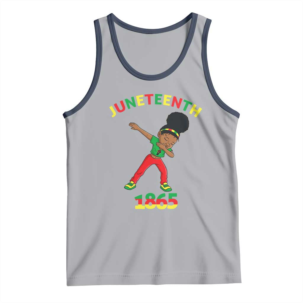 Funny Black History Tank Top Dabbing Black Princess Juneteenth 1865