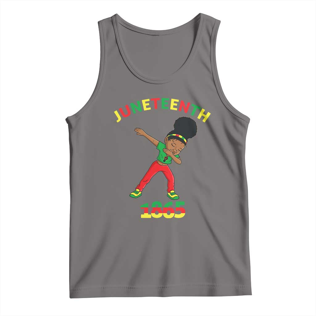 Funny Black History Tank Top Dabbing Black Princess Juneteenth 1865