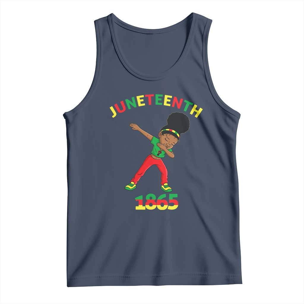 Funny Black History Tank Top Dabbing Black Princess Juneteenth 1865