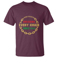 1865 T Shirt Juneteenth Breaking Every Chain - Wonder Print Shop