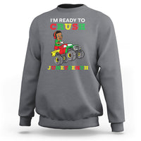 Kids I'm Ready To Crush Juneteenth Funny Gamer Sweatshirt For Boys Toddler - Wonder Print Shop