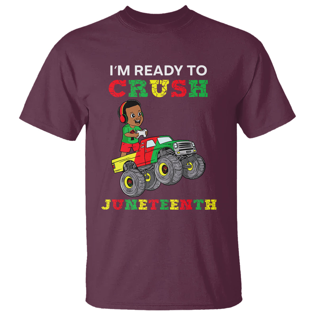 Kids I'm Ready To Crush Juneteenth Funny Gamer T Shirt For Boys Toddler - Wonder Print Shop