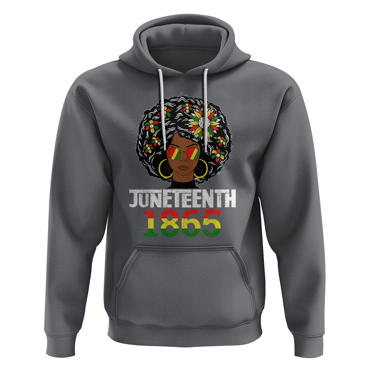 Black Queen 1865 Juneteenth Hoodie - Wonder Print Shop