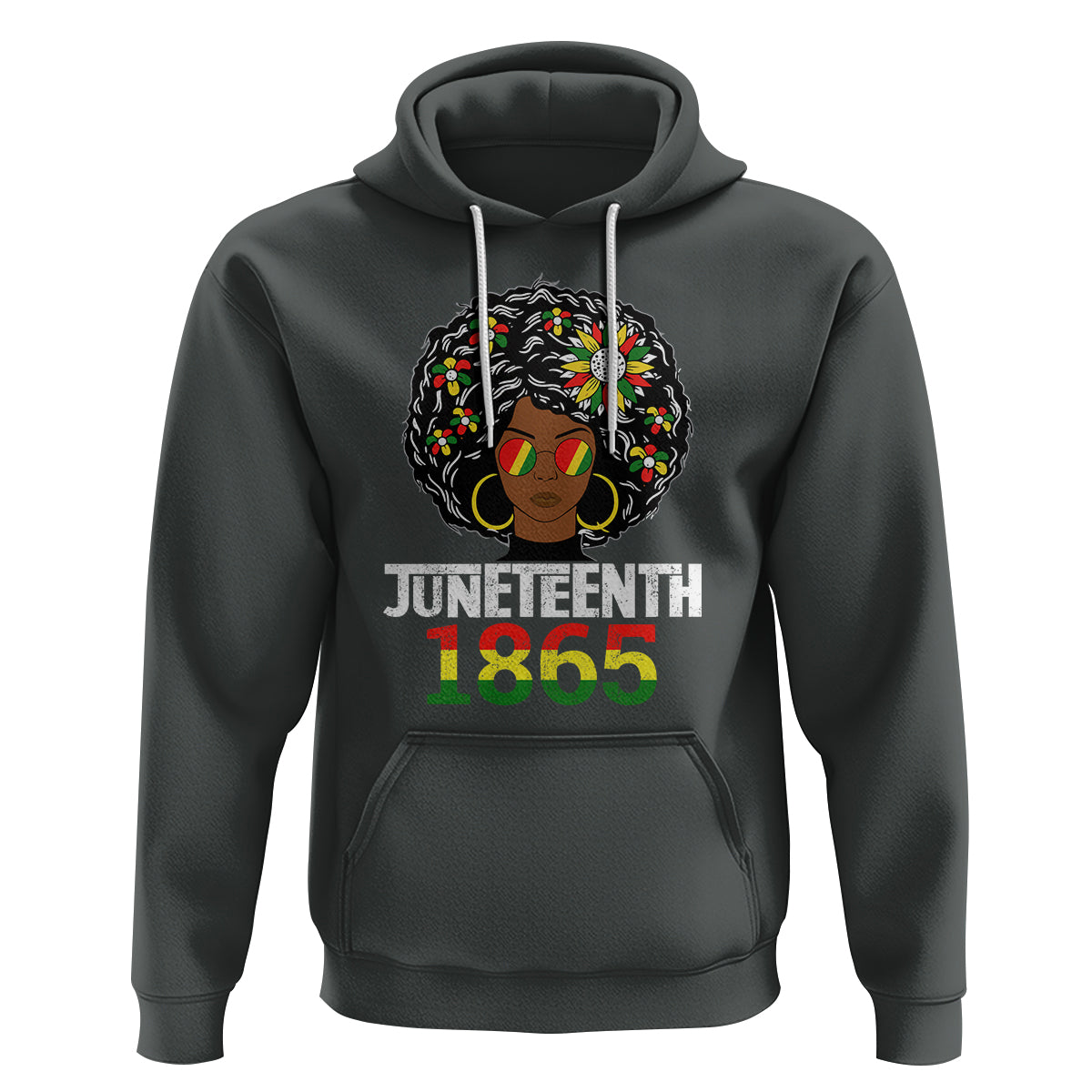 Black Queen 1865 Juneteenth Hoodie - Wonder Print Shop