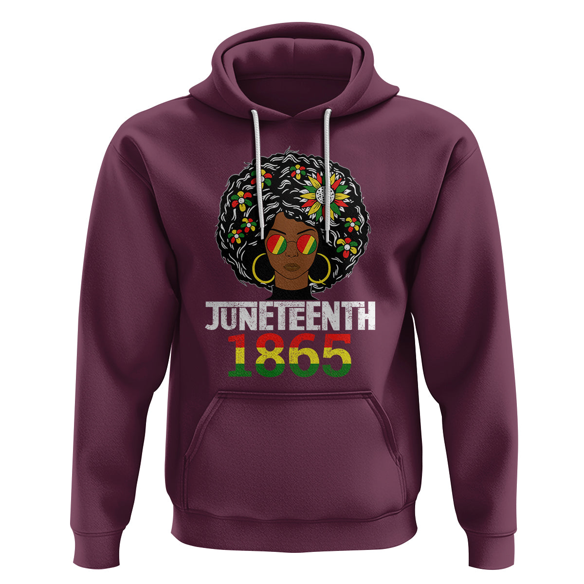 Black Queen 1865 Juneteenth Hoodie - Wonder Print Shop