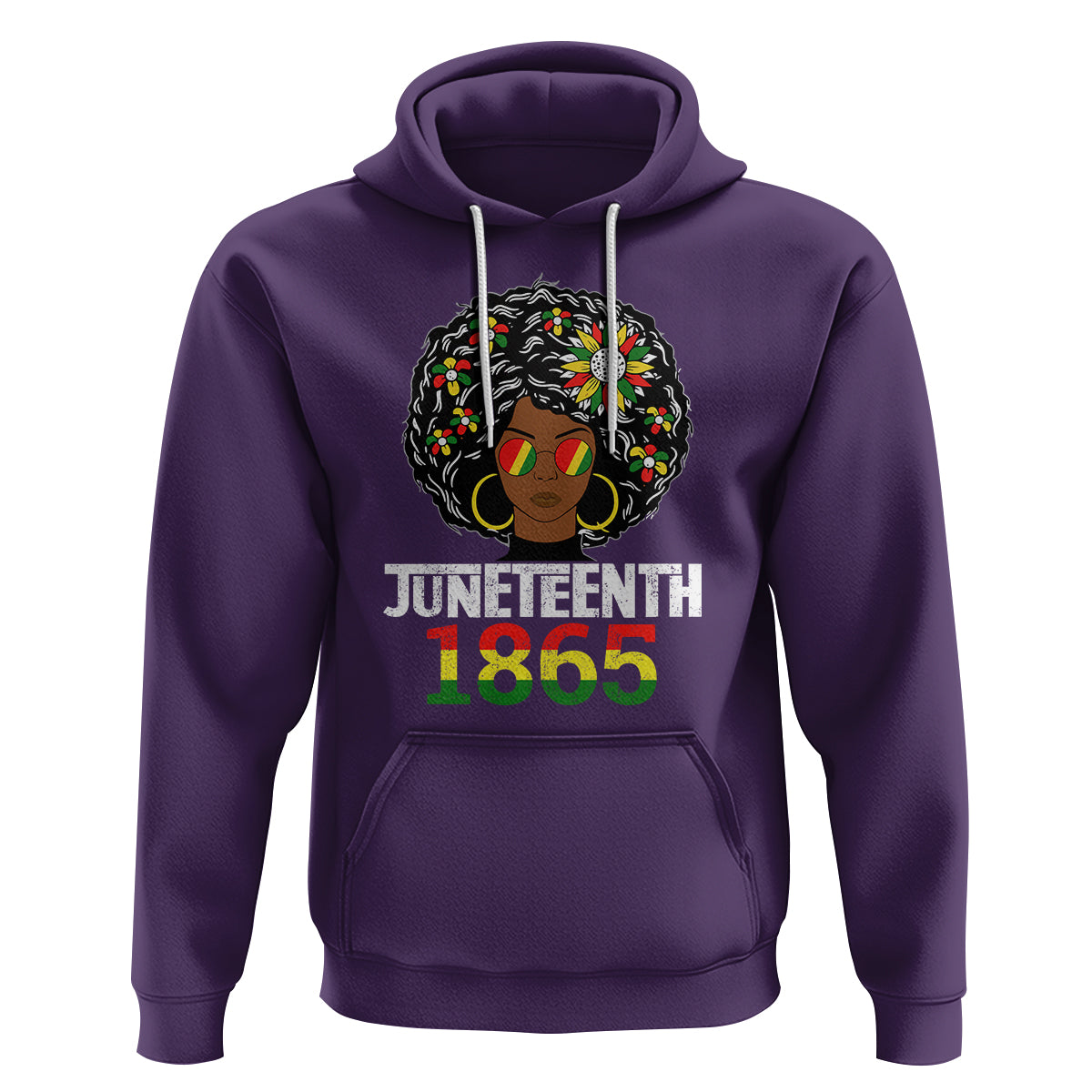 Black Queen 1865 Juneteenth Hoodie - Wonder Print Shop