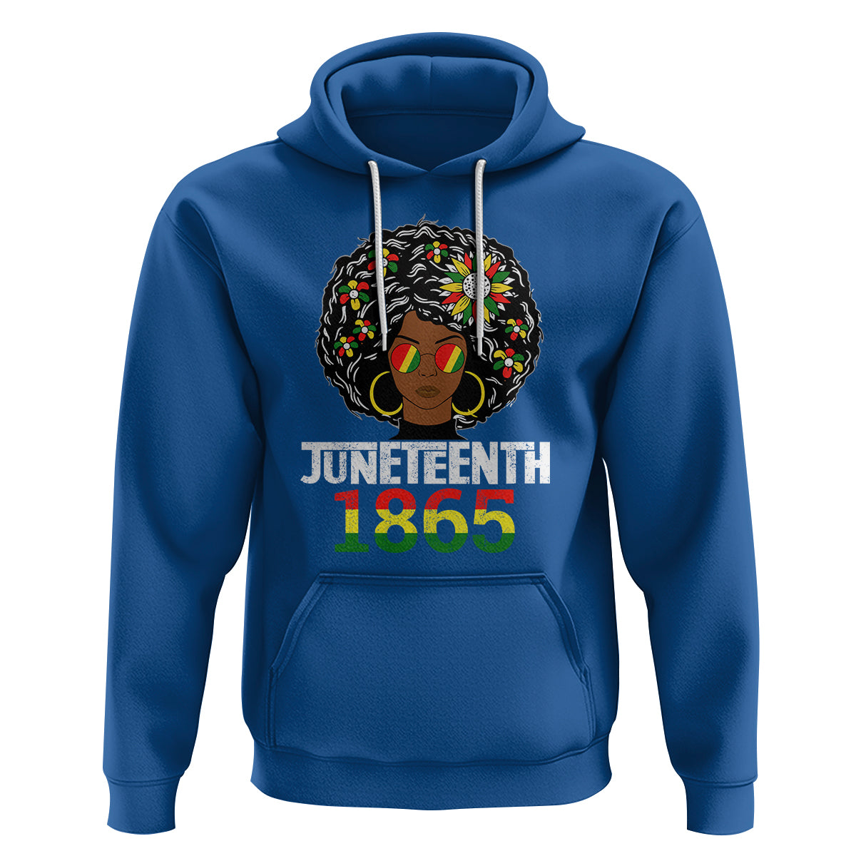 Black Queen 1865 Juneteenth Hoodie - Wonder Print Shop