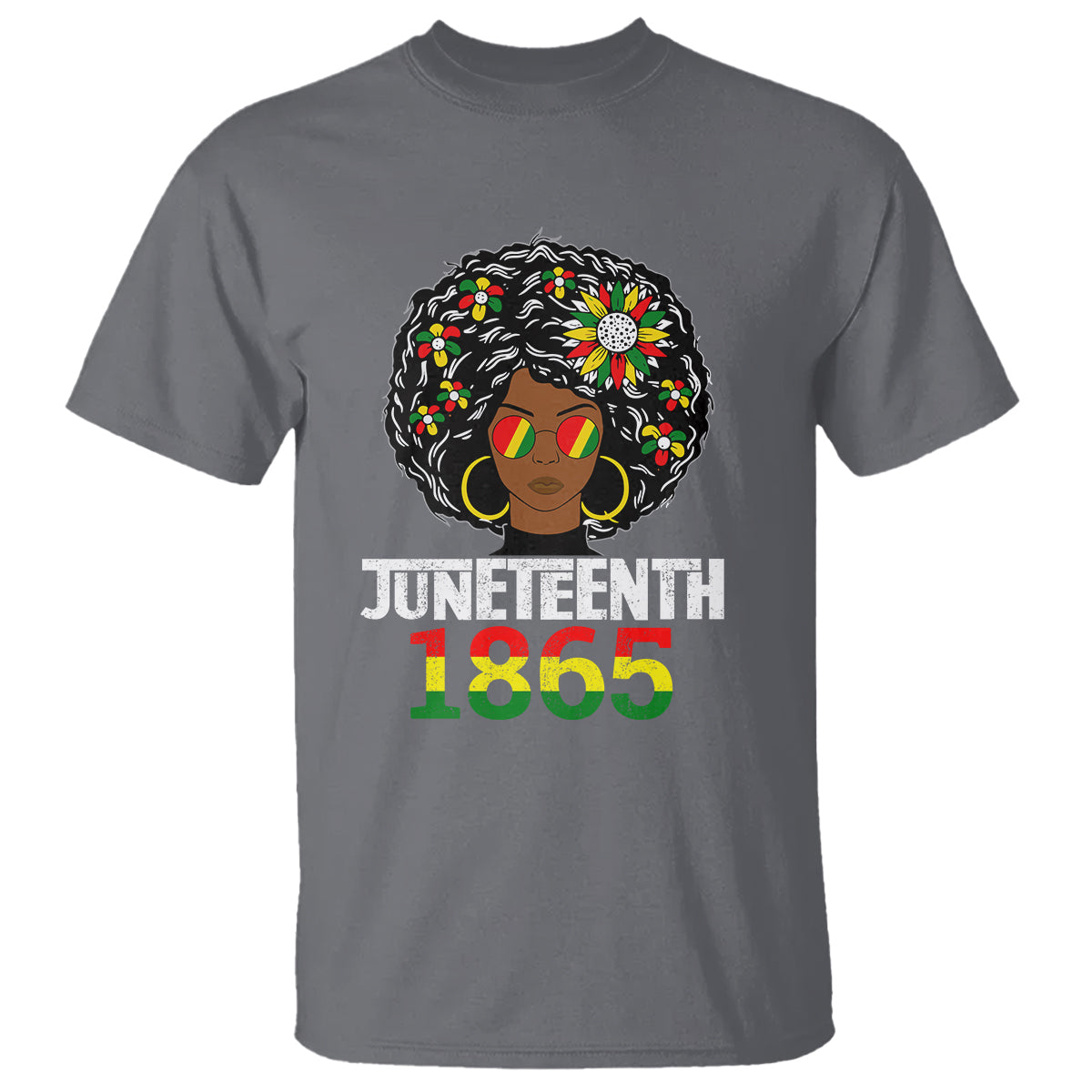 Black Queen 1865 Juneteenth T Shirt - Wonder Print Shop