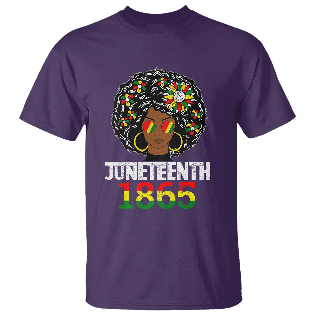 Black Queen 1865 Juneteenth T Shirt - Wonder Print Shop