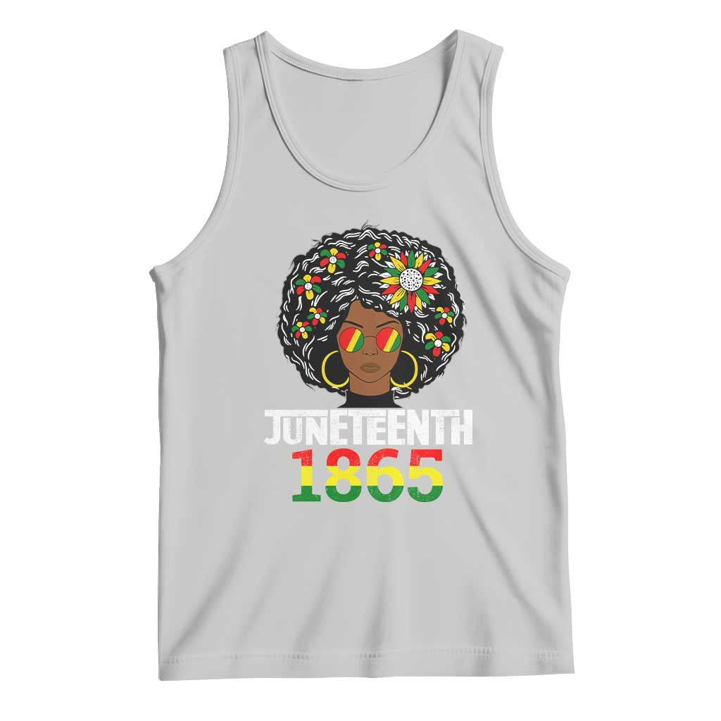 Afro Black Queen Juneteenth 1865 Tank Top