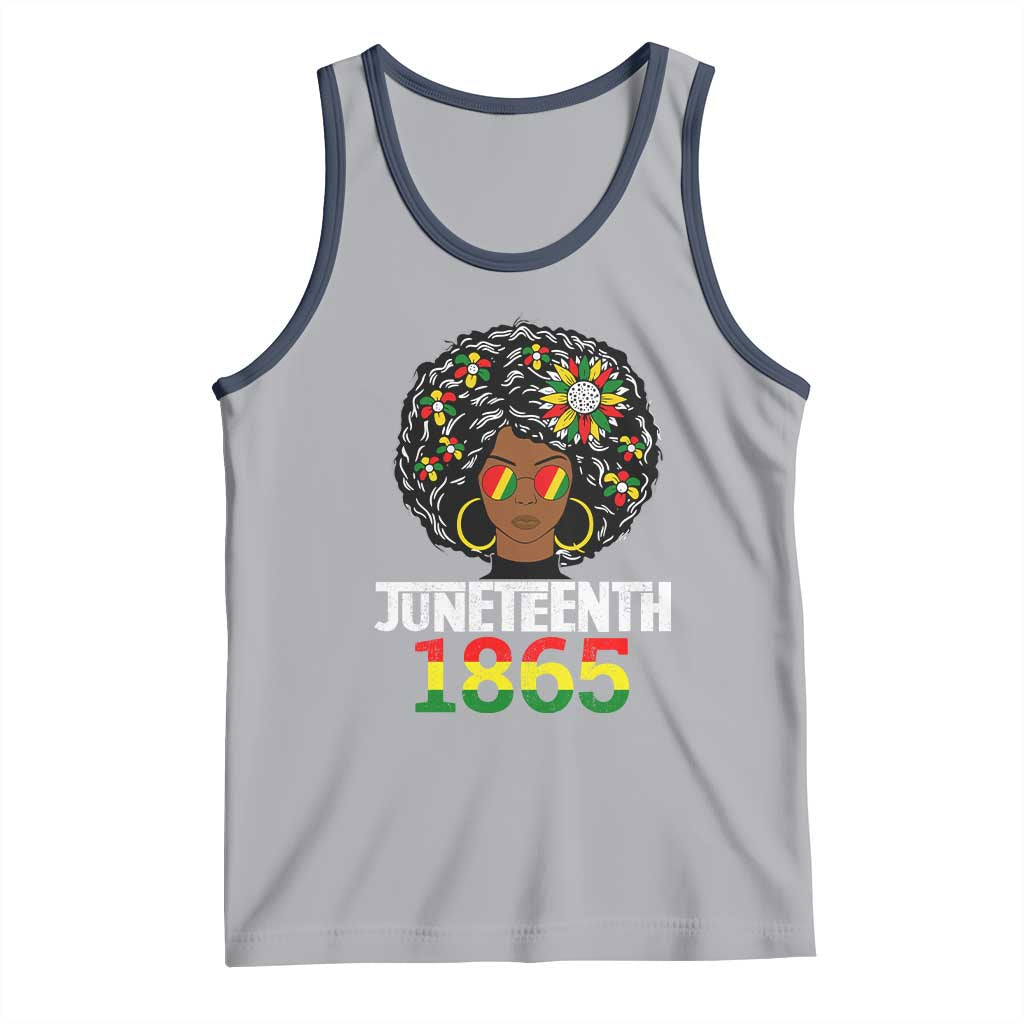 Afro Black Queen Juneteenth 1865 Tank Top