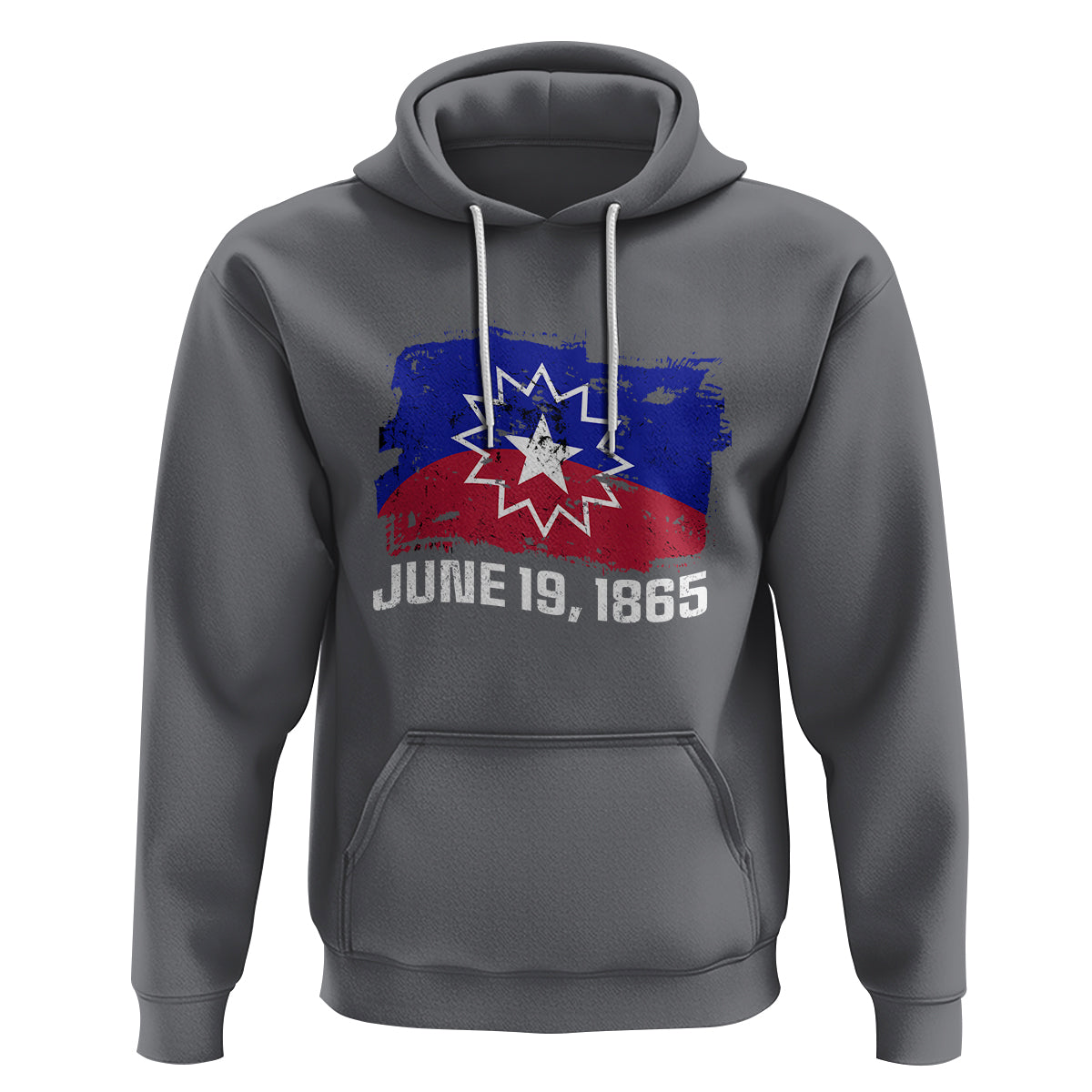 Juneteenth Flag Hoodie Black Freedom Black History - Wonder Print Shop