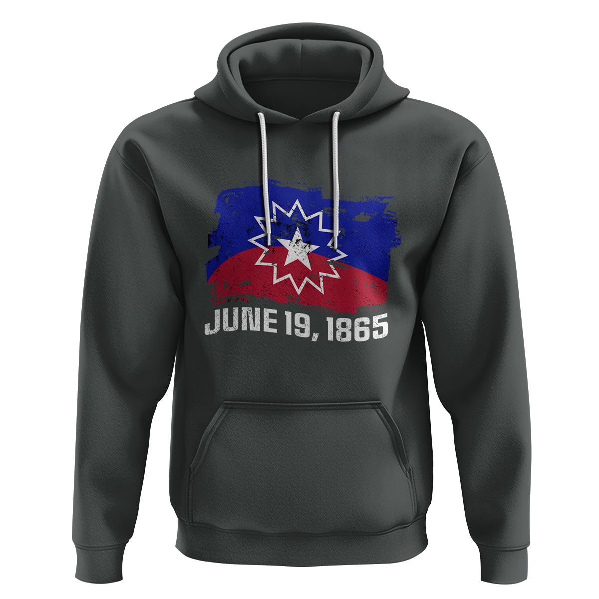 Juneteenth Flag Hoodie Black Freedom Black History - Wonder Print Shop