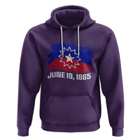 Juneteenth Flag Hoodie Black Freedom Black History - Wonder Print Shop