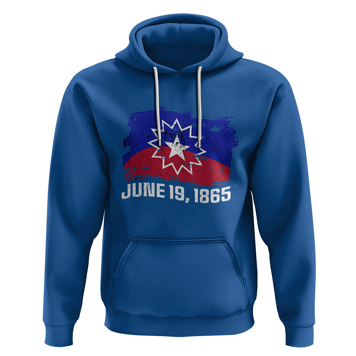 Juneteenth Flag Hoodie Black Freedom Black History - Wonder Print Shop