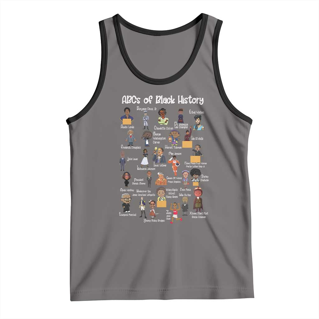 ABCs of Black History Pride Tank Top Juneteenth Black Freedom