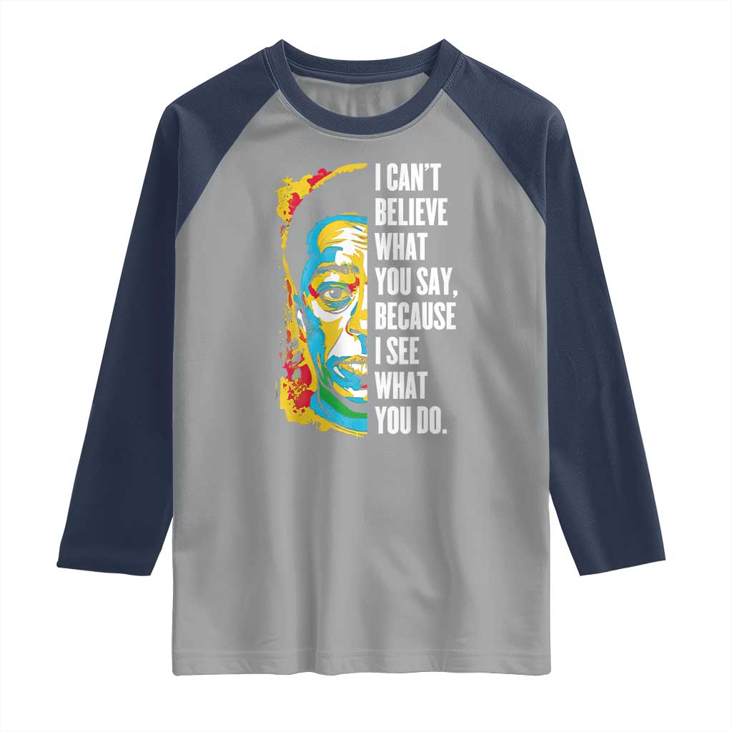 James Baldwin Graffiti Art Raglan Shirt Juneteenth Black History Month
