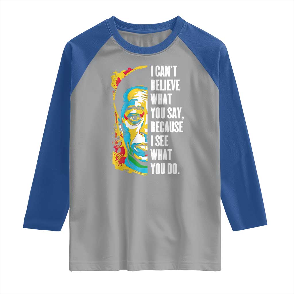 James Baldwin Graffiti Art Raglan Shirt Juneteenth Black History Month
