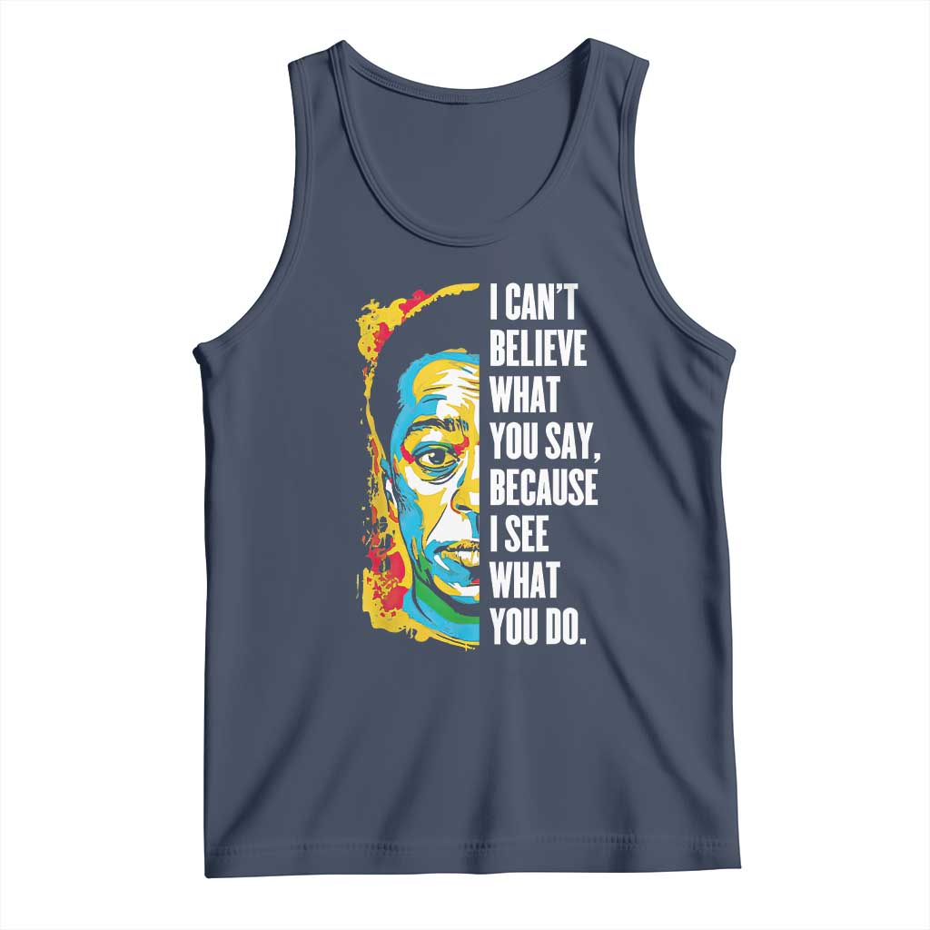 James Baldwin Graffiti Art Tank Top Juneteenth Black History Month