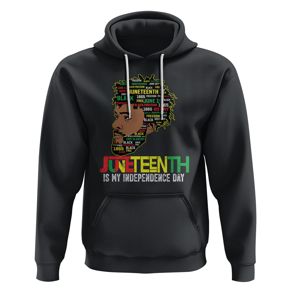 Juneteenth Celebrating Black Freedom African American 1865 Hoodie - Wonder Print Shop