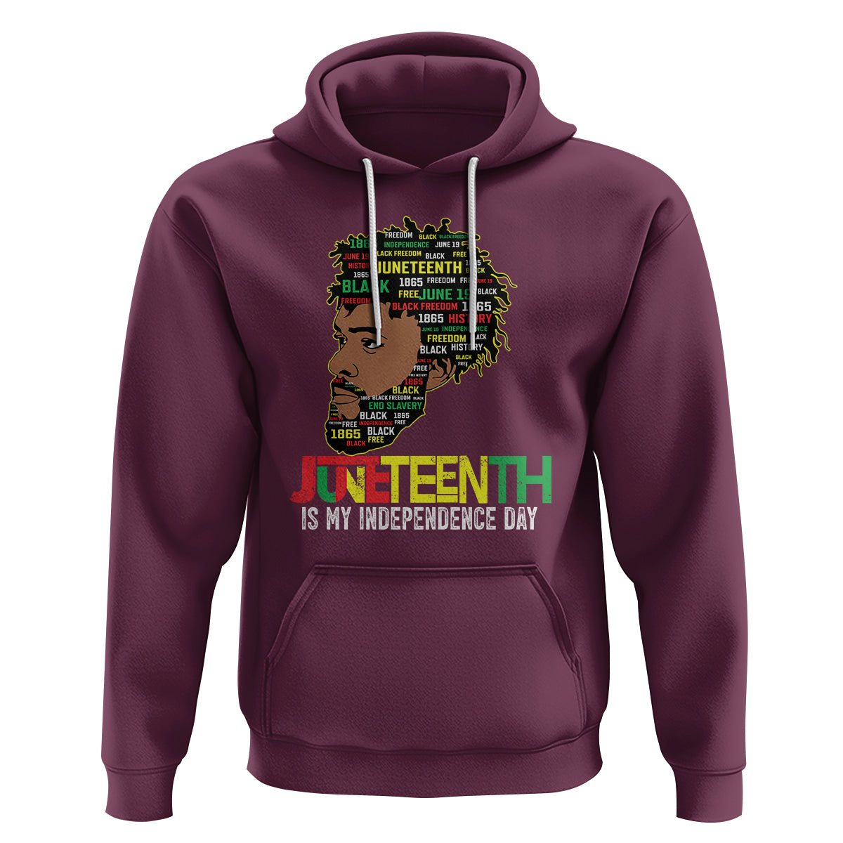 Juneteenth Celebrating Black Freedom African American 1865 Hoodie - Wonder Print Shop