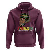 Juneteenth Celebrating Black Freedom African American 1865 Hoodie - Wonder Print Shop