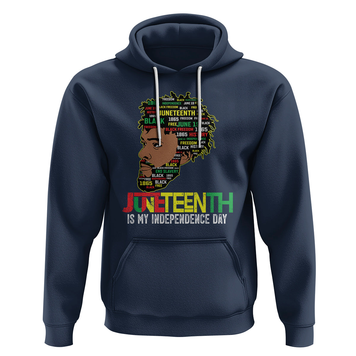 Juneteenth Celebrating Black Freedom African American 1865 Hoodie - Wonder Print Shop
