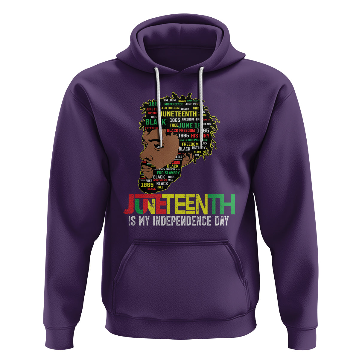 Juneteenth Celebrating Black Freedom African American 1865 Hoodie - Wonder Print Shop