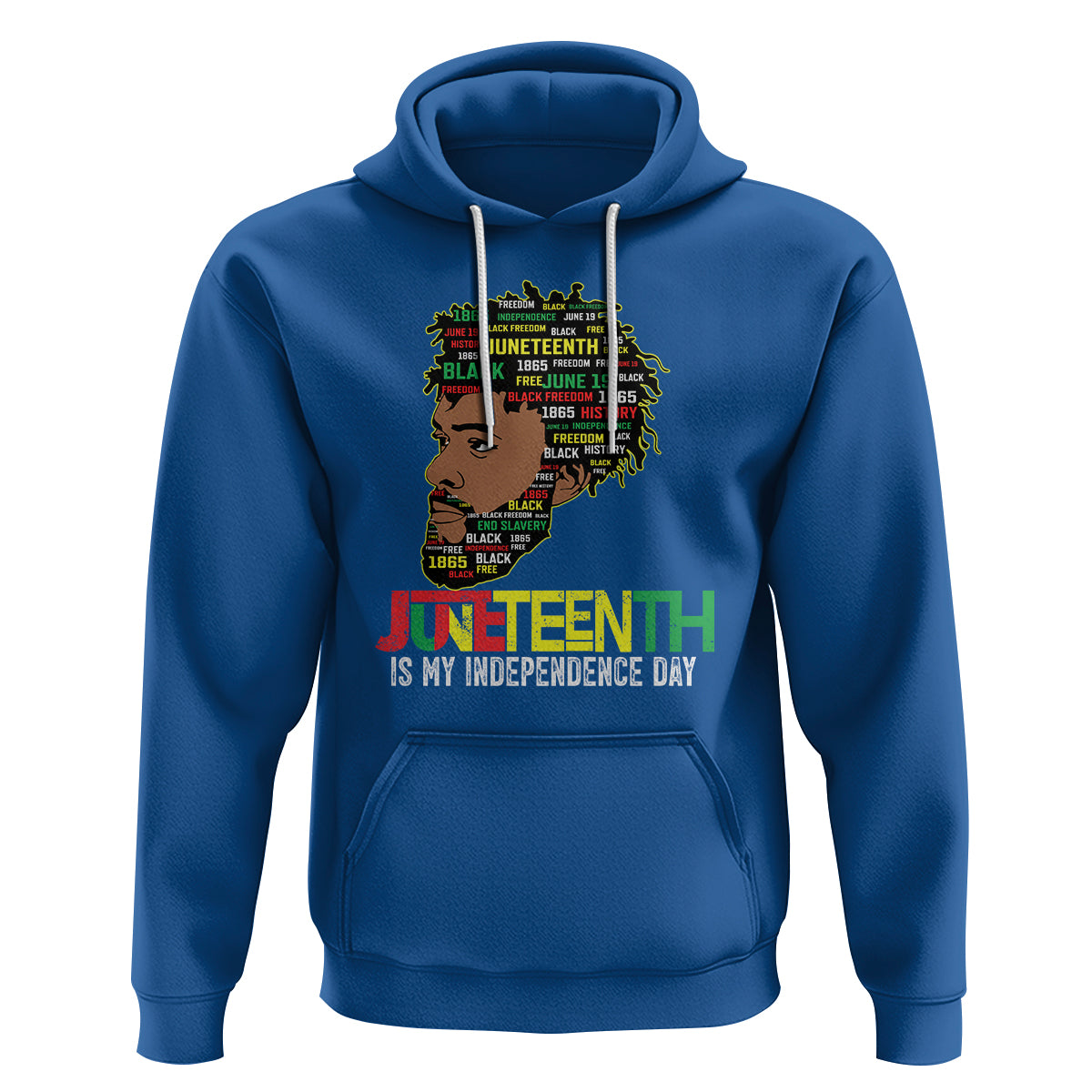 Juneteenth Celebrating Black Freedom African American 1865 Hoodie - Wonder Print Shop