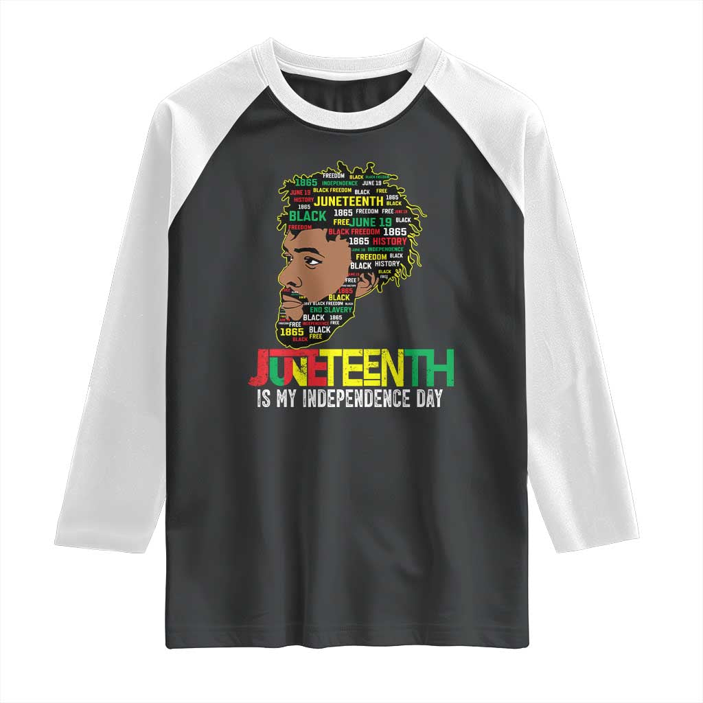 Juneteenth 1865 King Raglan Shirt June 19th Black Freedom African American History