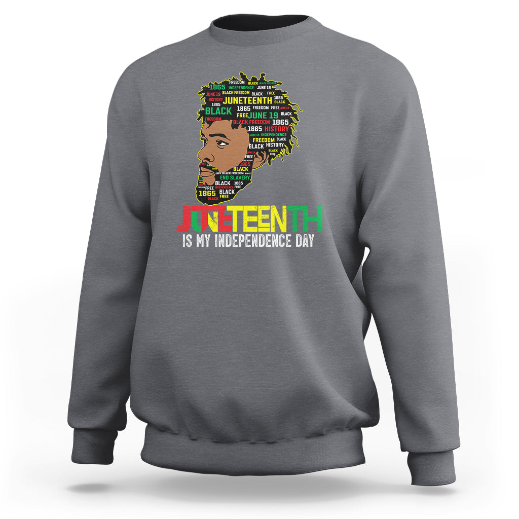 Juneteenth Celebrating Black Freedom African American 1865 Sweatshirt - Wonder Print Shop