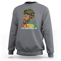 Juneteenth Celebrating Black Freedom African American 1865 Sweatshirt - Wonder Print Shop