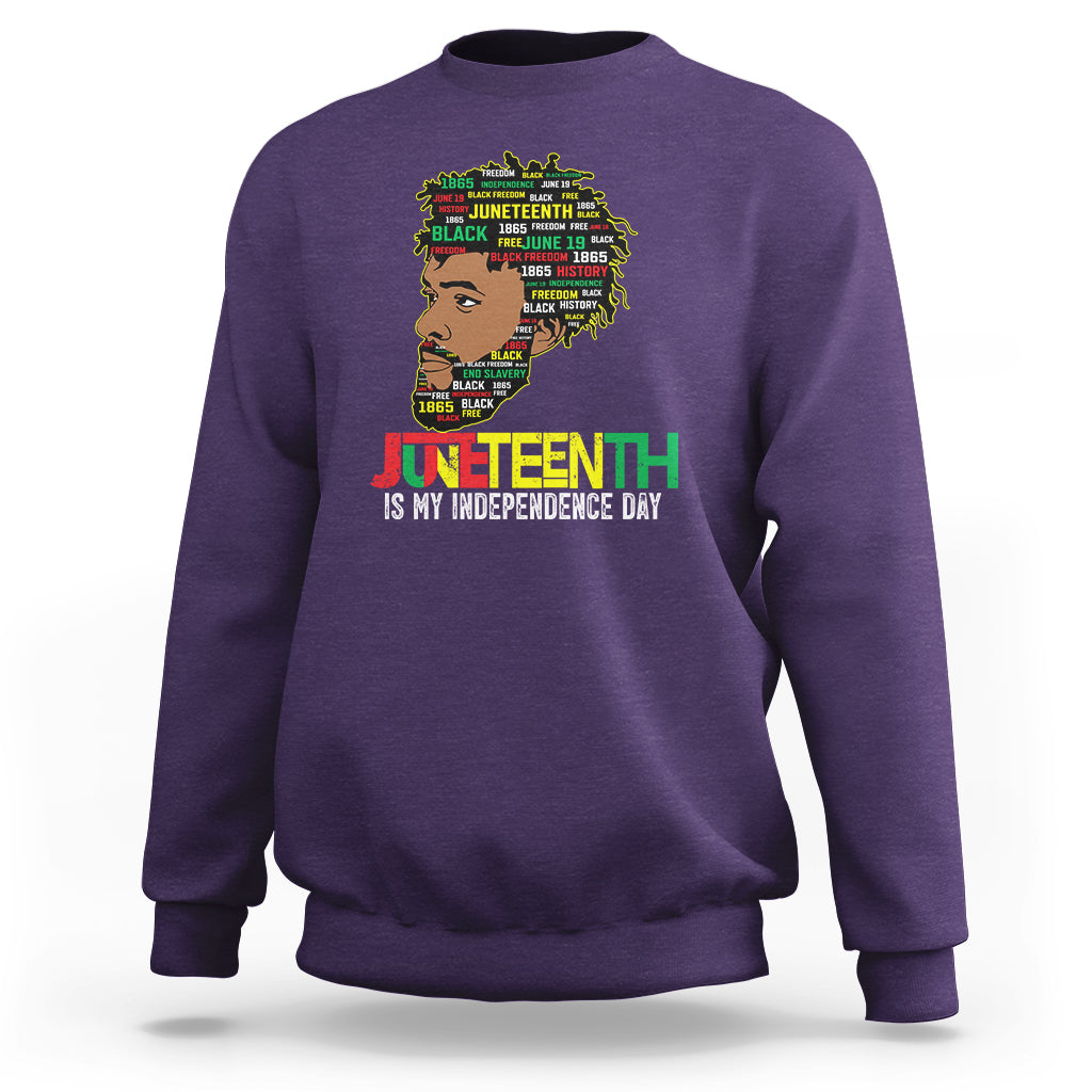 Juneteenth Celebrating Black Freedom African American 1865 Sweatshirt - Wonder Print Shop