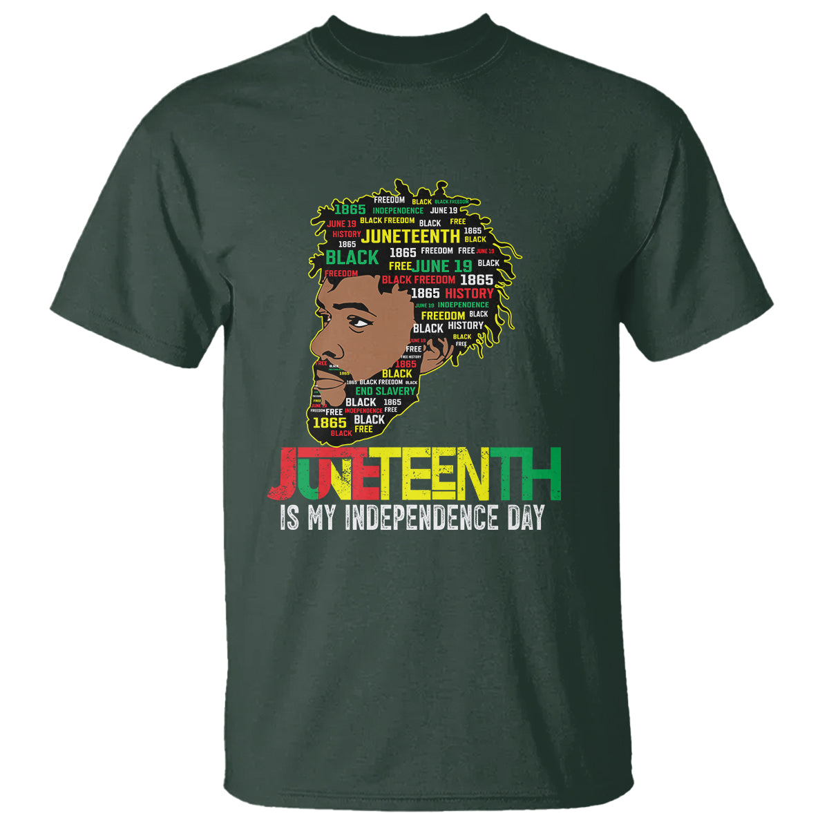 Juneteenth Celebrating Black Freedom African American 1865 T Shirt - Wonder Print Shop