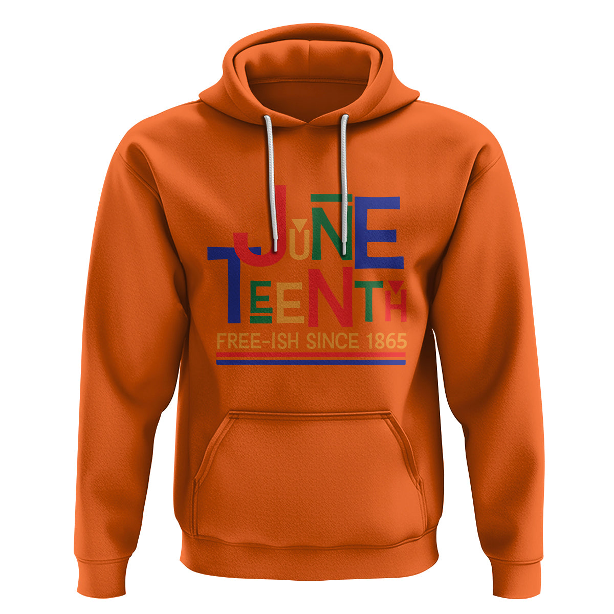 Free Ish Hoodie Juneteenth Celebration Since 1865 Retro - Wonder Print Shop