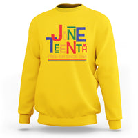 Free Ish Sweatshirt Juneteenth Celebration Since 1865 Retro - Wonder Print Shop
