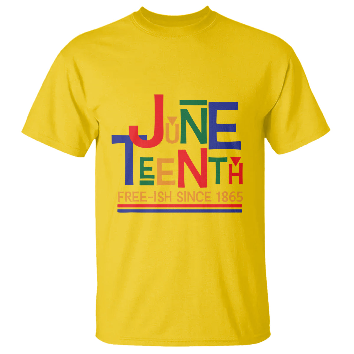Free Ish T Shirt Juneteenth Celebration Since 1865 Retro - Wonder Print Shop