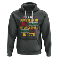 July 4th Juneteenth Hoodie July 4th Juneteenth - My Ancestors Weren't Free - Wonder Print Shop