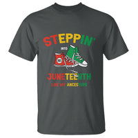 Stepping into Juneteenth T Shirt Like My Ancestors Sneakers 1865 - Wonder Print Shop