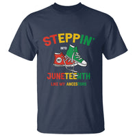 Stepping into Juneteenth T Shirt Like My Ancestors Sneakers 1865 - Wonder Print Shop