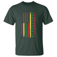 Happy Juneteenth Flag T Shirt Melanin Black Pride Pan African 1865 - Wonder Print Shop
